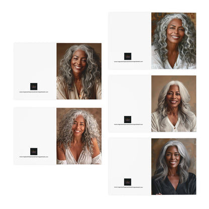 Slay in Gray — Blank Interior Greeting Cards