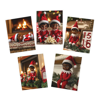 Christmas Melanin Magic Holiday Black Elf Collection