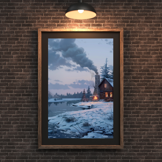 Cozy Winter Cabin