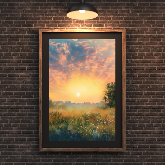 Golden Meadow Sunrise